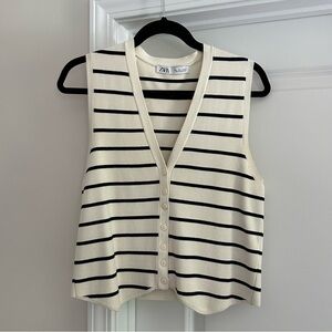 Zara Striped Vest